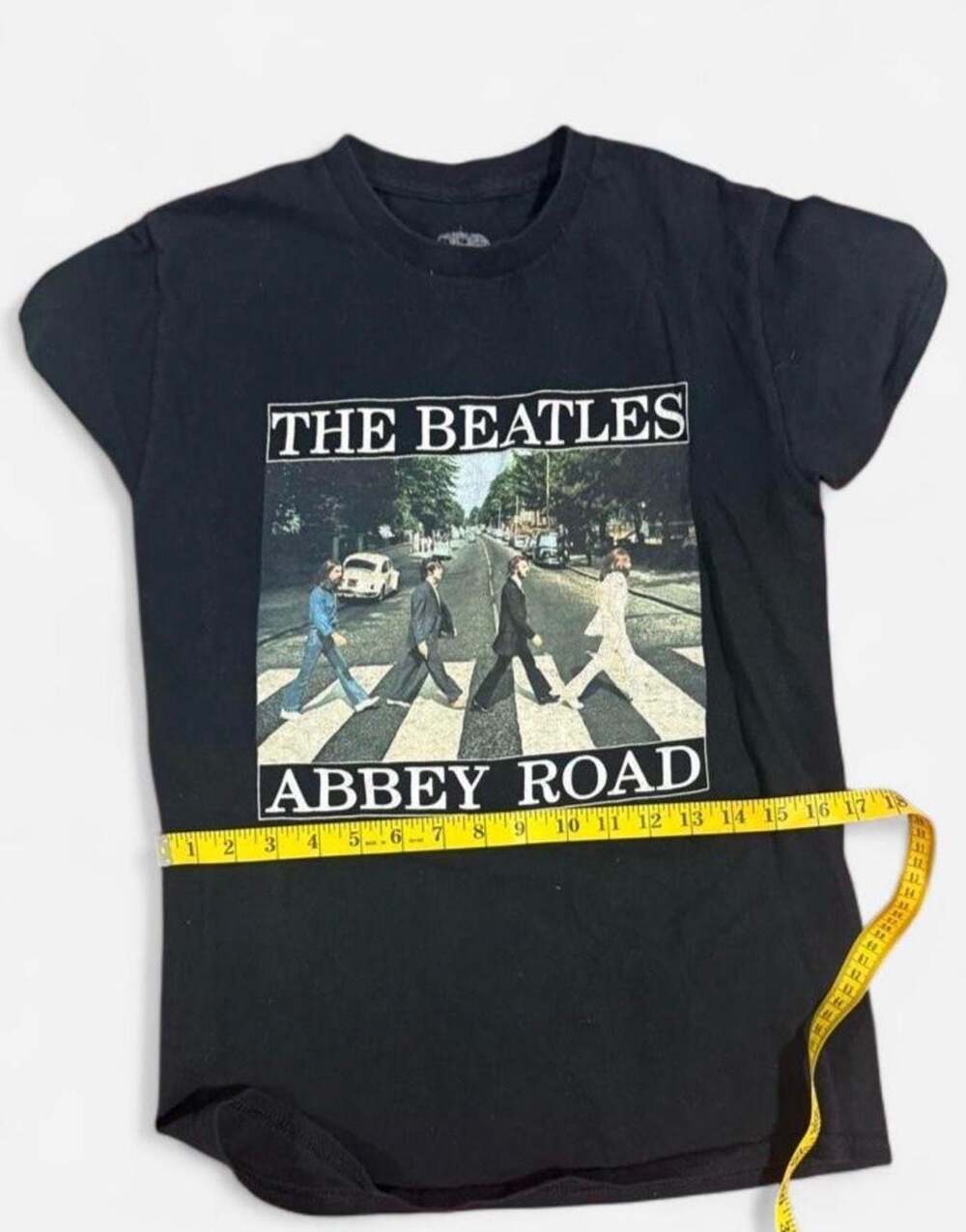 The Beatles Abbey Road Graphic T-Shirt Black